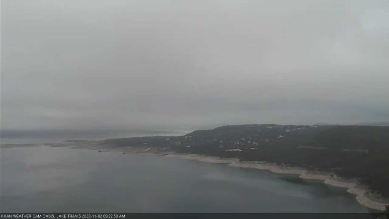 Lake Travis webcam, November 2, 2022 9:25 AM CT