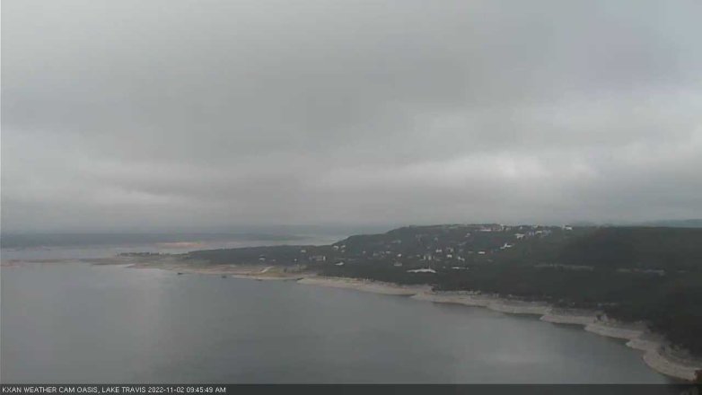 Lake Travis webcam, November 2, 2022 9:45 AM CT