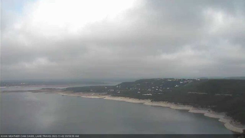 Lake Travis webcam, November 2, 2022 10:00 AM CT