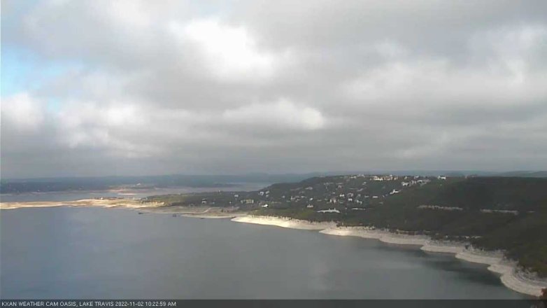 Lake Travis webcam, November 2, 2022 10:25 AM CT