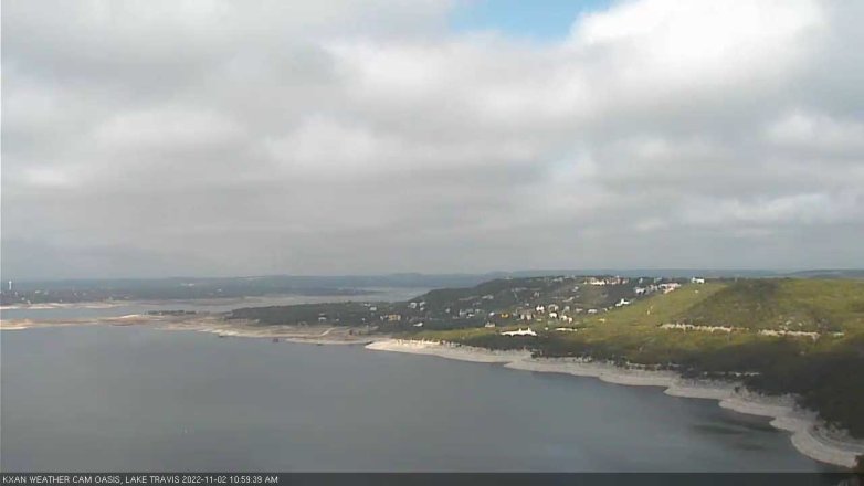 Lake Travis webcam, November 2, 2022 11:00 AM CT