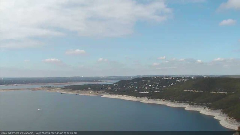 Lake Travis webcam, November 2, 2022 1:25 PM CT