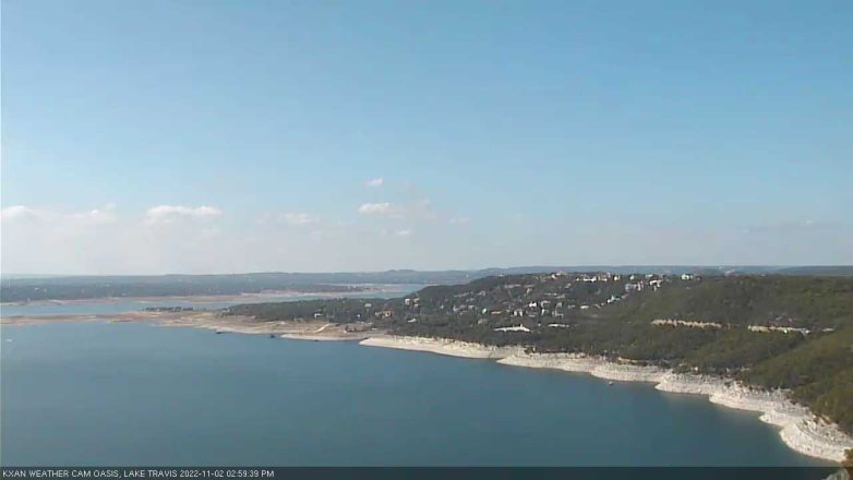 Lake Travis webcam, November 2, 2022 3:00 PM CT