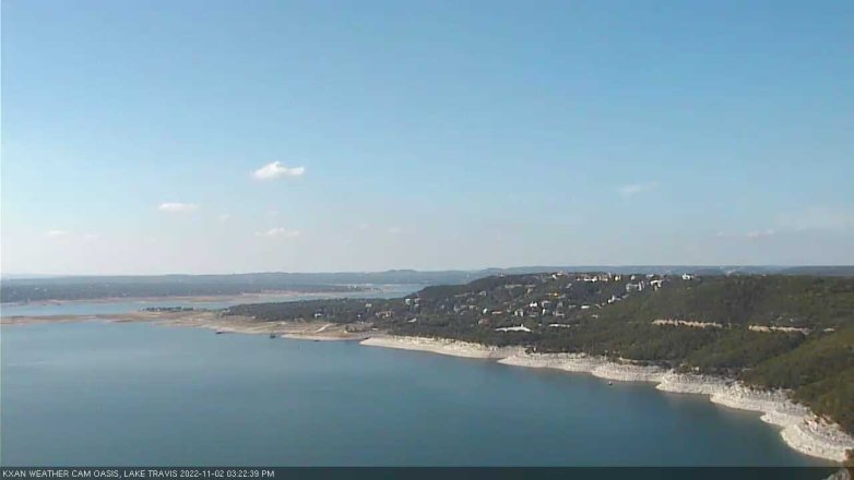 Lake Travis webcam, November 2, 2022 3:25 PM CT