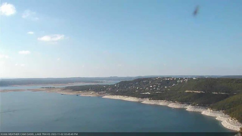 Lake Travis webcam, November 2, 2022 3:45 PM CT