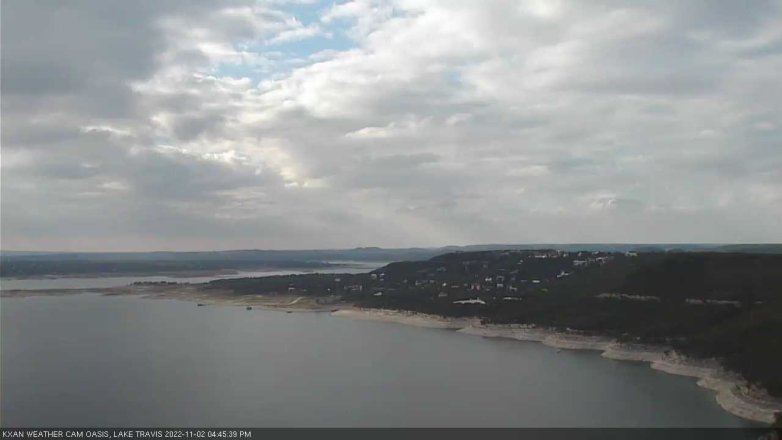 Lake Travis webcam, November 2, 2022 4:45 PM CT