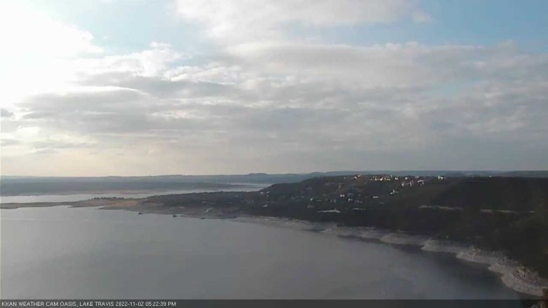 Lake Travis webcam, November 2, 2022 5:25 PM CT