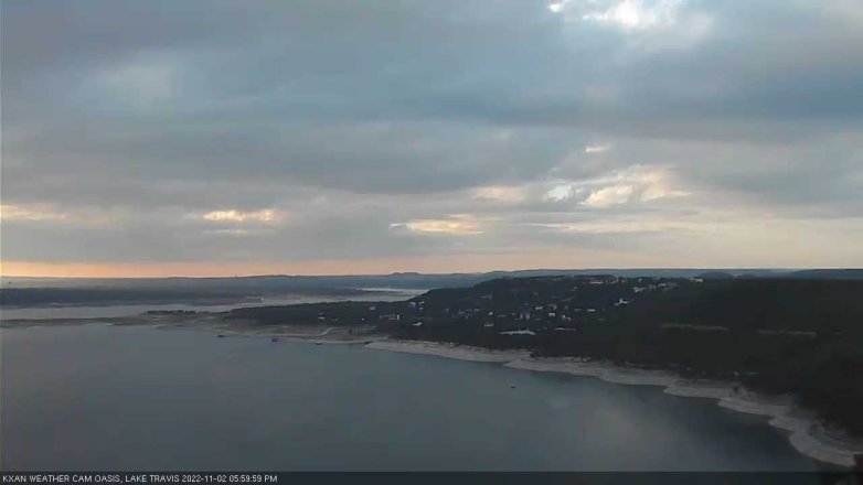 Lake Travis webcam, November 2, 2022 6:00 PM CT
