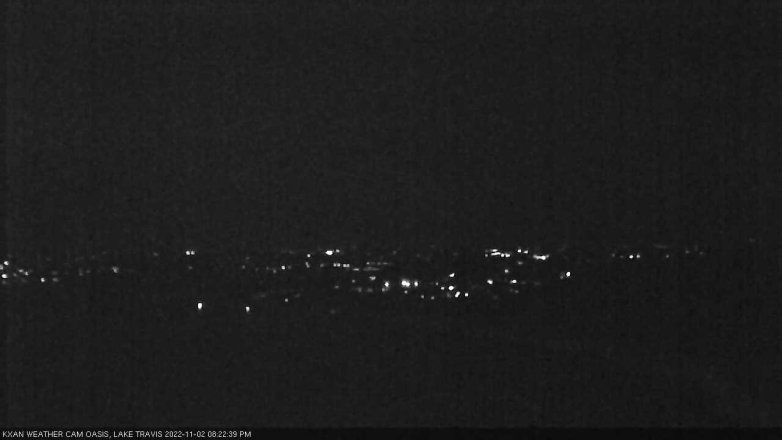 Lake Travis webcam, November 2, 2022 8:25 PM CT