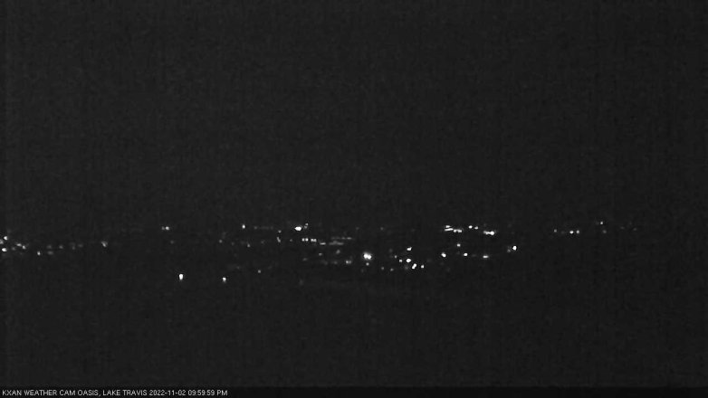 Lake Travis webcam, November 2, 2022 10:00 PM CT
