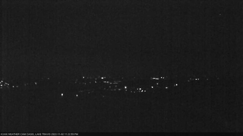 Lake Travis webcam, November 2, 2022 11:25 PM CT