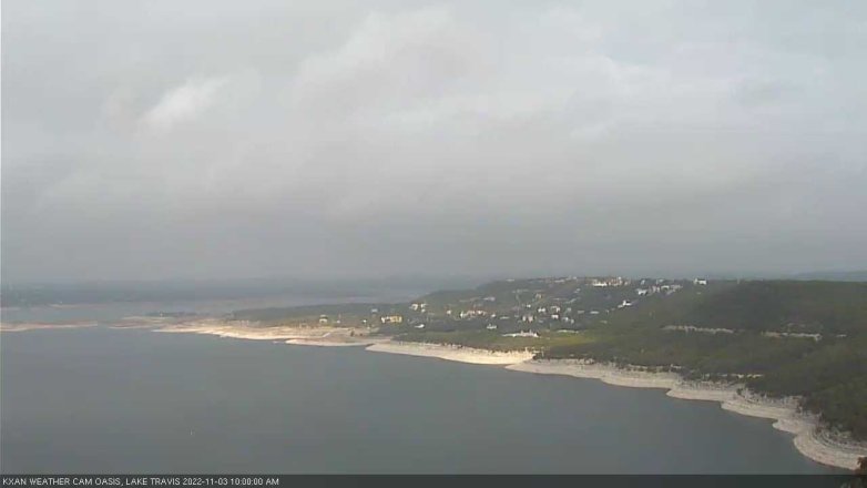 Lake Travis webcam, November 3, 2022 10:00 AM CT