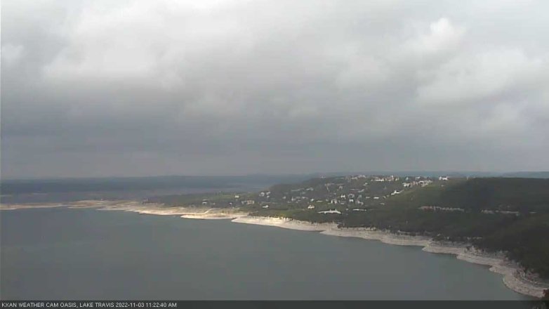 Lake Travis webcam, November 3, 2022 11:25 AM CT