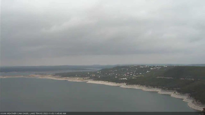 Lake Travis webcam, November 3, 2022 11:45 AM CT