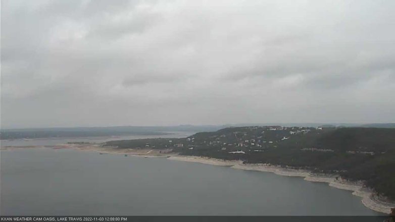 Lake Travis webcam, November 3, 2022 12:00 PM CT