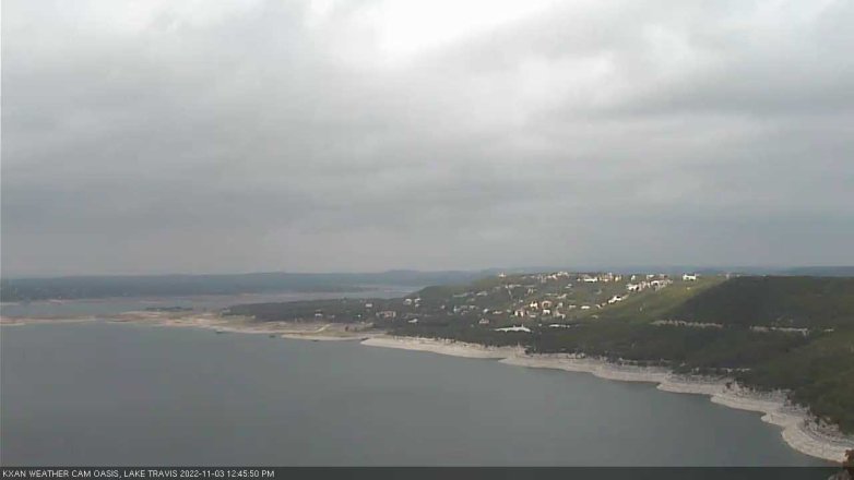 Lake Travis webcam, November 3, 2022 12:45 PM CT