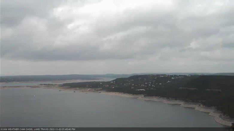 Lake Travis webcam, November 3, 2022 1:45 PM CT