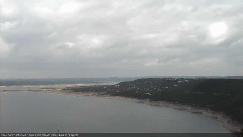 Lake Travis webcam, November 3, 2022 2:00 PM CT
