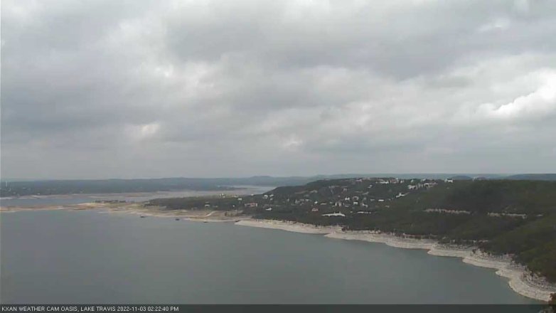 Lake Travis webcam, November 3, 2022 2:25 PM CT