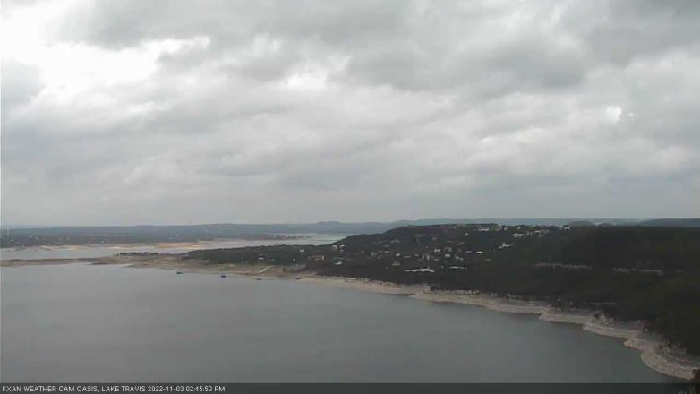 Lake Travis webcam, November 3, 2022 2:45 PM CT