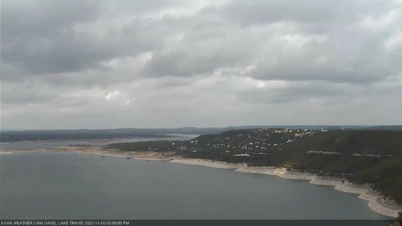 Lake Travis webcam, November 3, 2022 3:00 PM CT