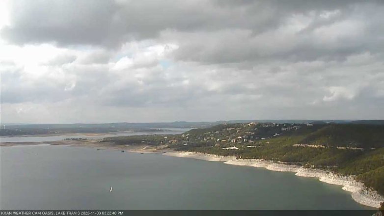 Lake Travis webcam, November 3, 2022 3:25 PM CT