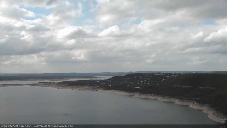 Lake Travis webcam, November 3, 2022 3:45 PM CT