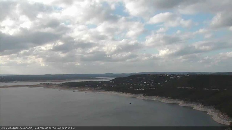 Lake Travis webcam, November 3, 2022 4:45 PM CT
