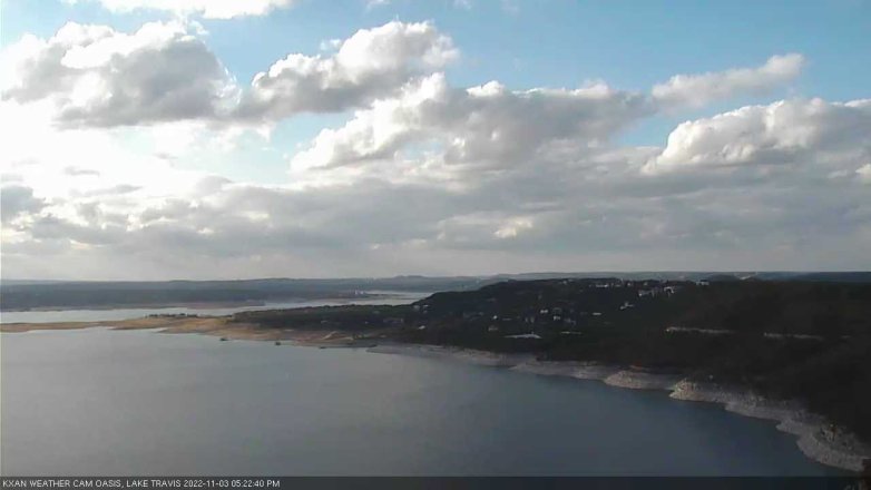 Lake Travis webcam, November 3, 2022 5:25 PM CT