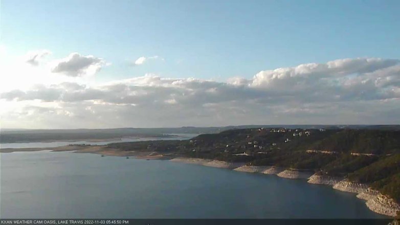 Lake Travis webcam, November 3, 2022 5:45 PM CT