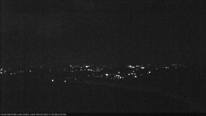 Lake Travis webcam, November 3, 2022 8:25 PM CT