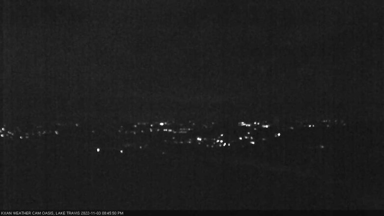 Lake Travis webcam, November 3, 2022 8:45 PM CT