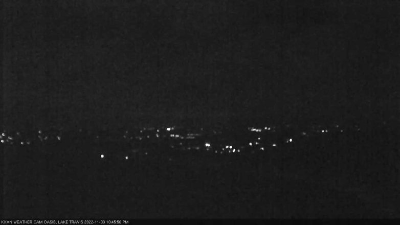 Lake Travis webcam, November 3, 2022 10:45 PM CT