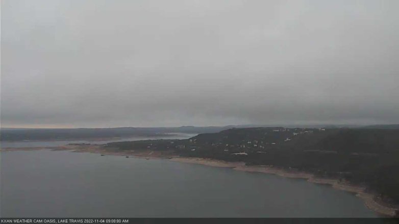 Lake Travis webcam, November 4, 2022 9:00 AM CT