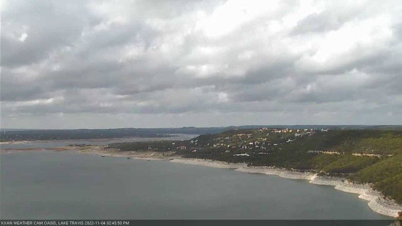 Lake Travis webcam, November 4, 2022 2:45 PM CT