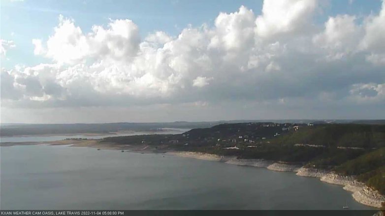 Lake Travis webcam, November 4, 2022 5:00 PM CT