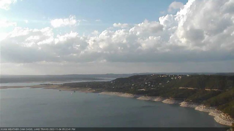 Lake Travis webcam, November 4, 2022 5:25 PM CT