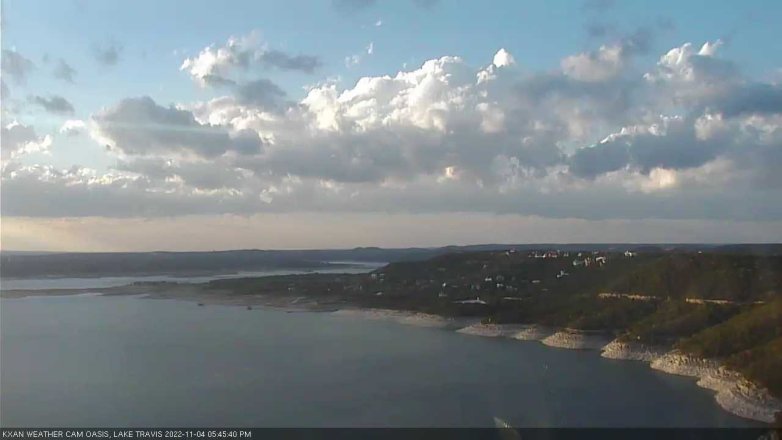 Lake Travis webcam, November 4, 2022 5:45 PM CT