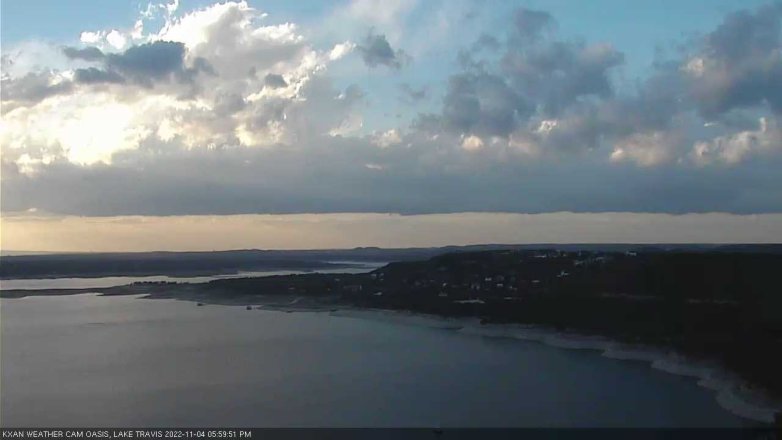 Lake Travis webcam, November 4, 2022 6:00 PM CT