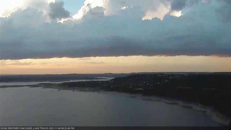 Lake Travis webcam, November 4, 2022 6:25 PM CT