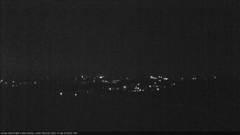 Lake Travis webcam, November 4, 2022 7:45 PM CT