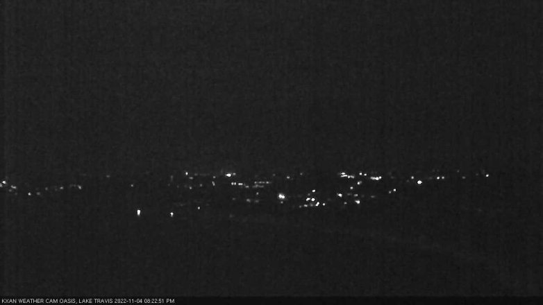 Lake Travis webcam, November 4, 2022 8:25 PM CT