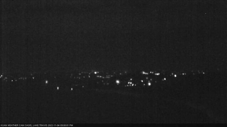 Lake Travis webcam, November 4, 2022 9:00 PM CT