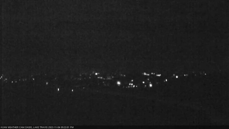 Lake Travis webcam, November 4, 2022 9:25 PM CT
