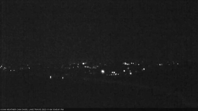 Lake Travis webcam, November 4, 2022 10:45 PM CT