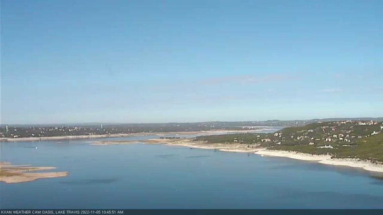 Lake Travis webcam, November 5, 2022 10:45 AM CT