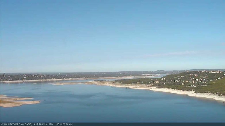 Lake Travis webcam, November 5, 2022 11:00 AM CT