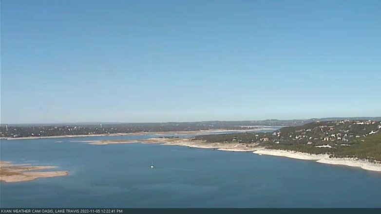 Lake Travis webcam, November 5, 2022 12:25 PM CT