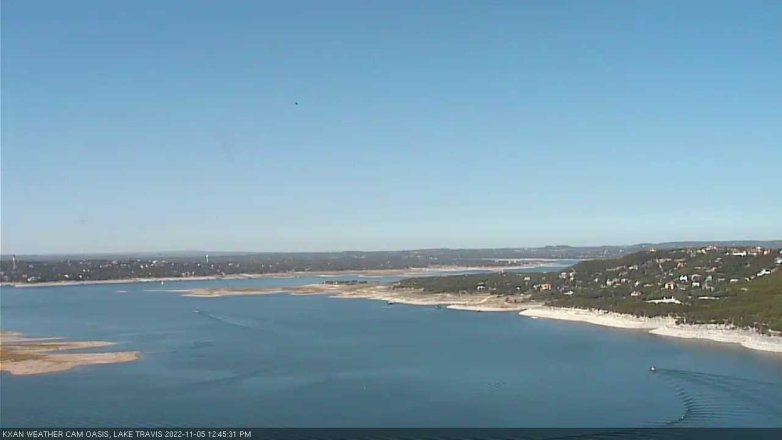 Lake Travis webcam, November 5, 2022 12:45 PM CT