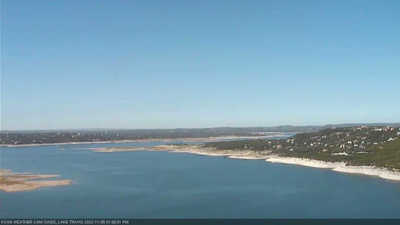 Lake Travis webcam, November 5, 2022 1:00 PM CT